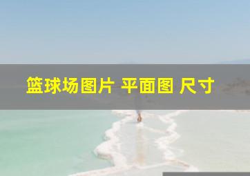 篮球场图片 平面图 尺寸